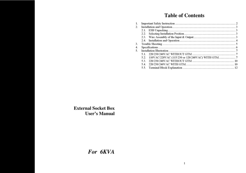 Amulex ESB030 User manual