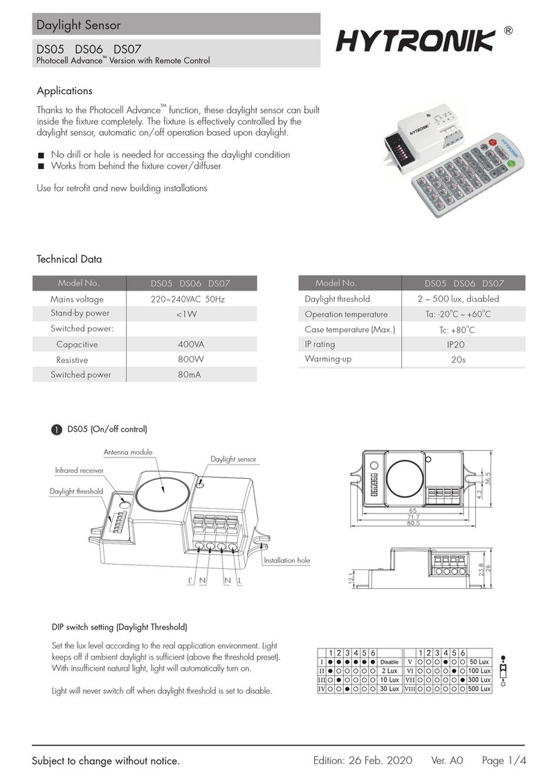 Hytronik DS05 User manual