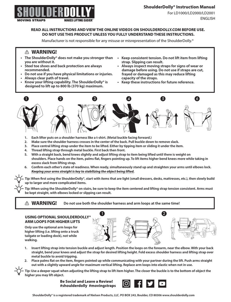 ShoulderDolly LD1000 instructions