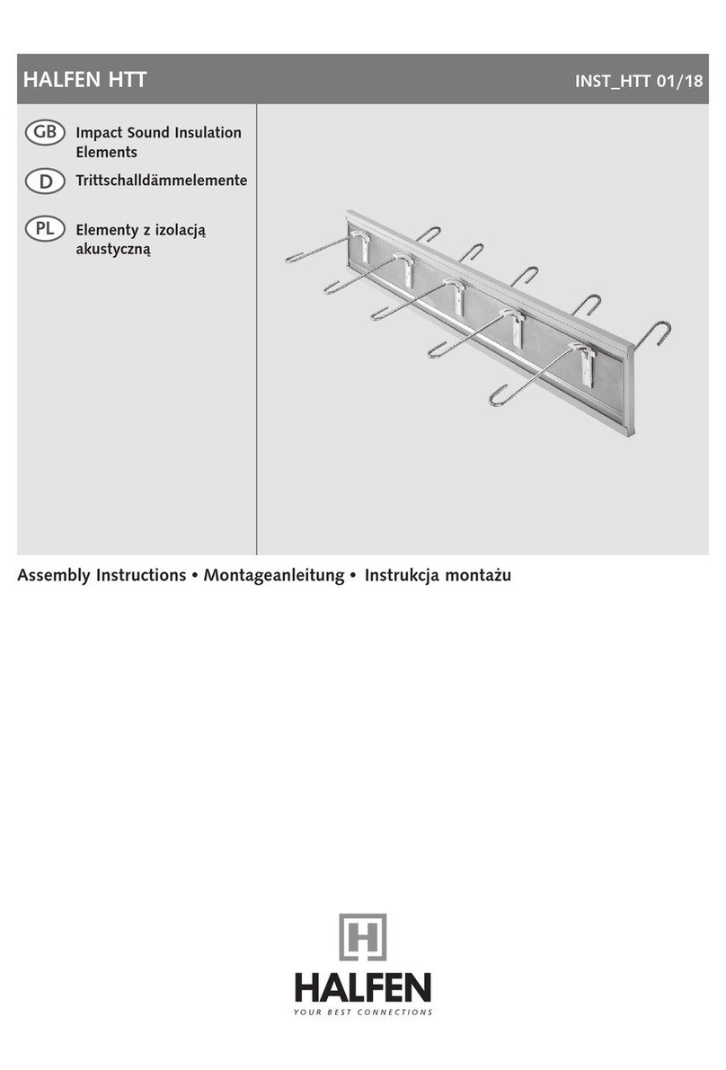 Halfen HTT Assembly instructions Halfen HTT Assembly instructions
