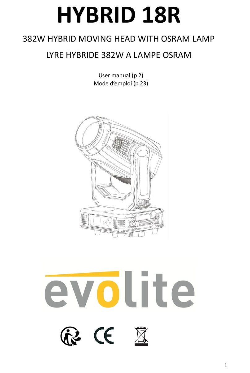 Evo-lite HYBRID 18R user manual