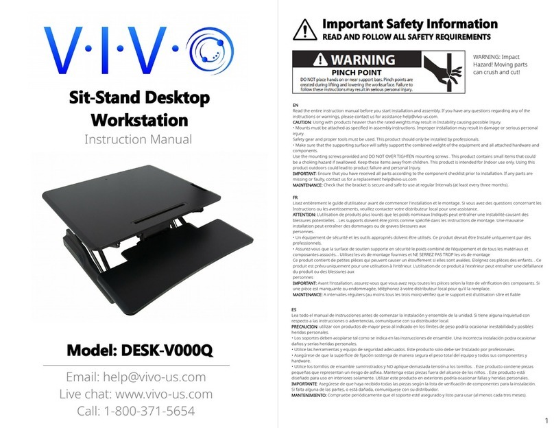 Vivo DESK-V000Q instruction manual