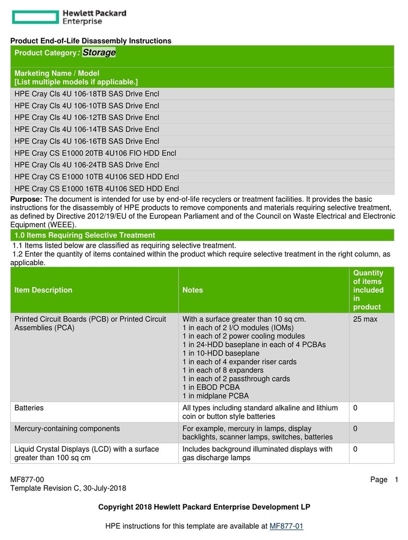 HP Cray Cls 4U 106-18TB Installation instructions