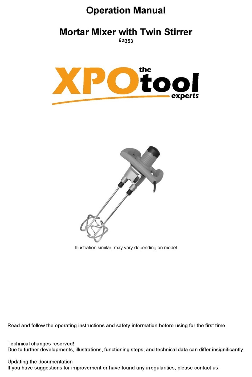 XPOtool 62353 Operation manual