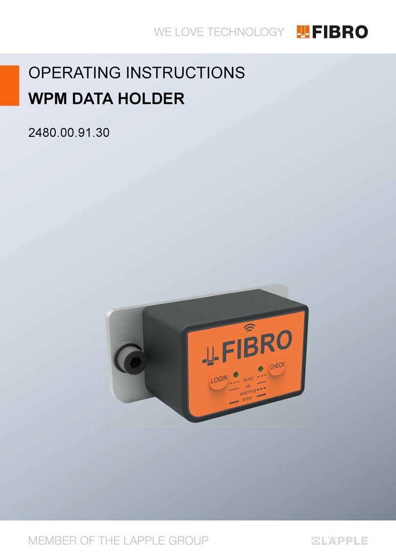 FIBRO 2480.00.91.30 operating instructions