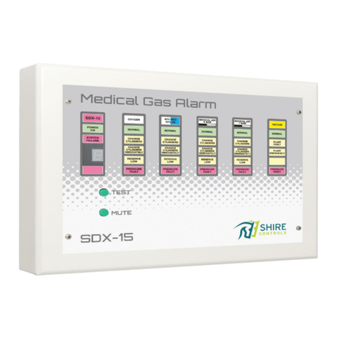 SHIRE CONTROLS SDX-15 quick start guide