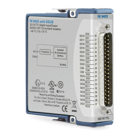 National Instruments NI 9403 User manual