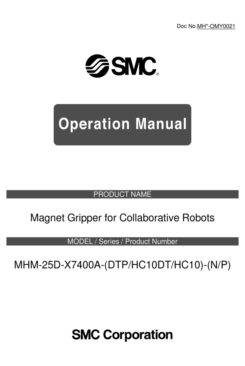 SMC Networks MHM-25D-X7400A-DTP-N Operation manual SMC Networks MHM-25D-X7400A-DTP-N Operation manual