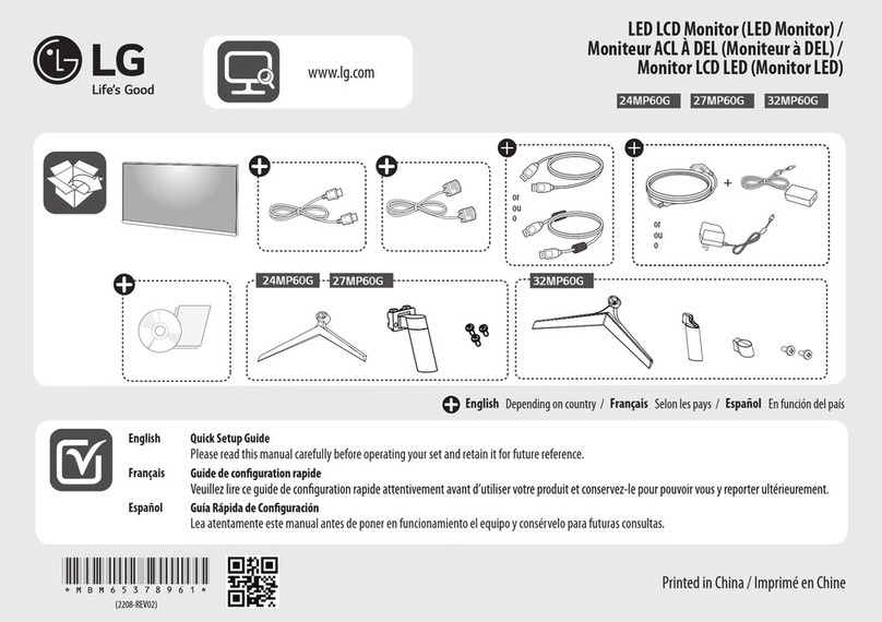 LG 24MP60G User manual
