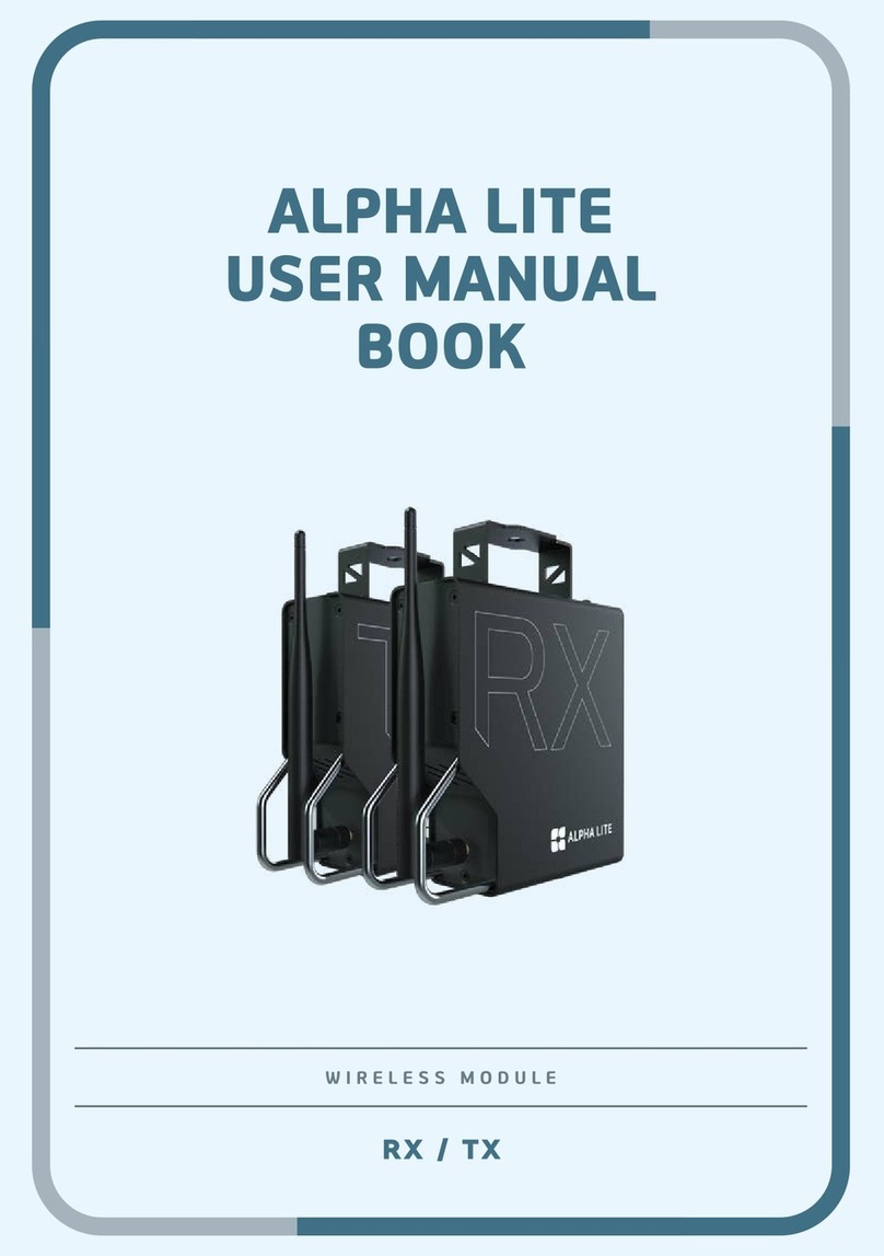 ALPHA LITE RX User manual book