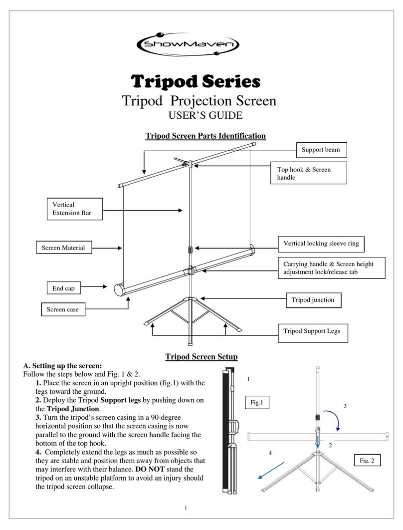 ShowMaven Tripod Series User manual