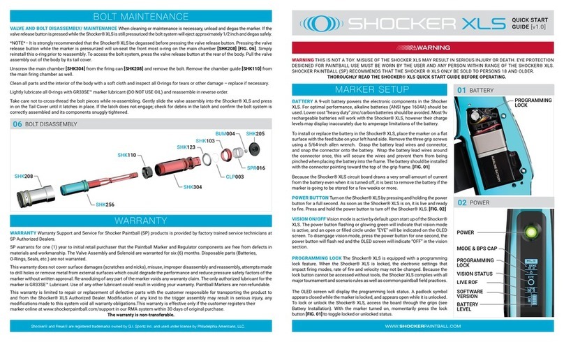 Shocker XLS quick start guide