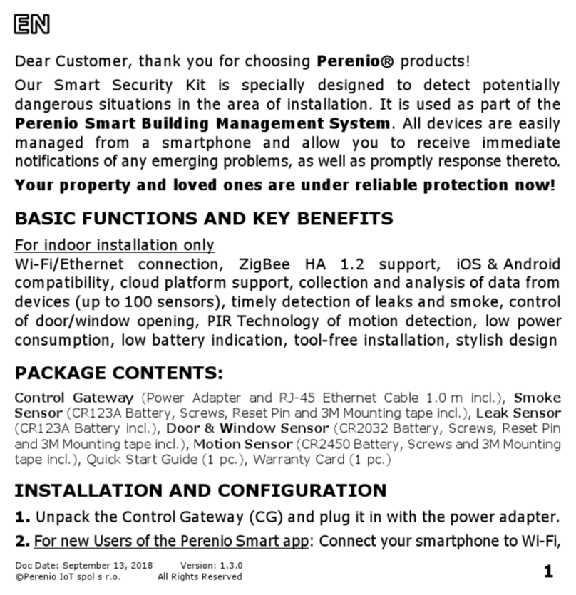 Perenio Smart Security Kit manual