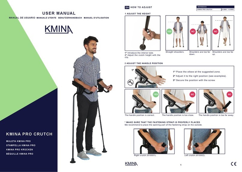 KMINA PRO CRUTCH user manual