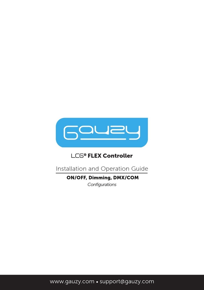 Gauzy LC6 FLEX Controller Installation and operation guide