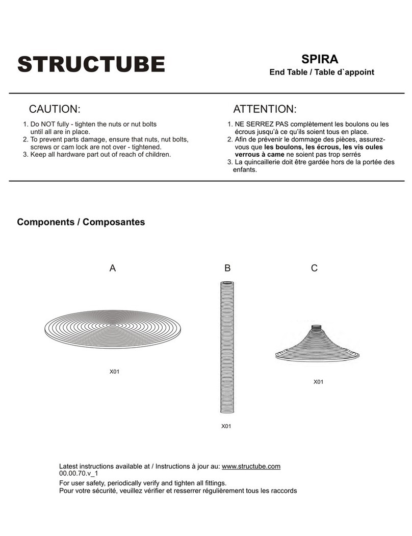 STRUCTUBE SPIRA User manual STRUCTUBE SPIRA User manual