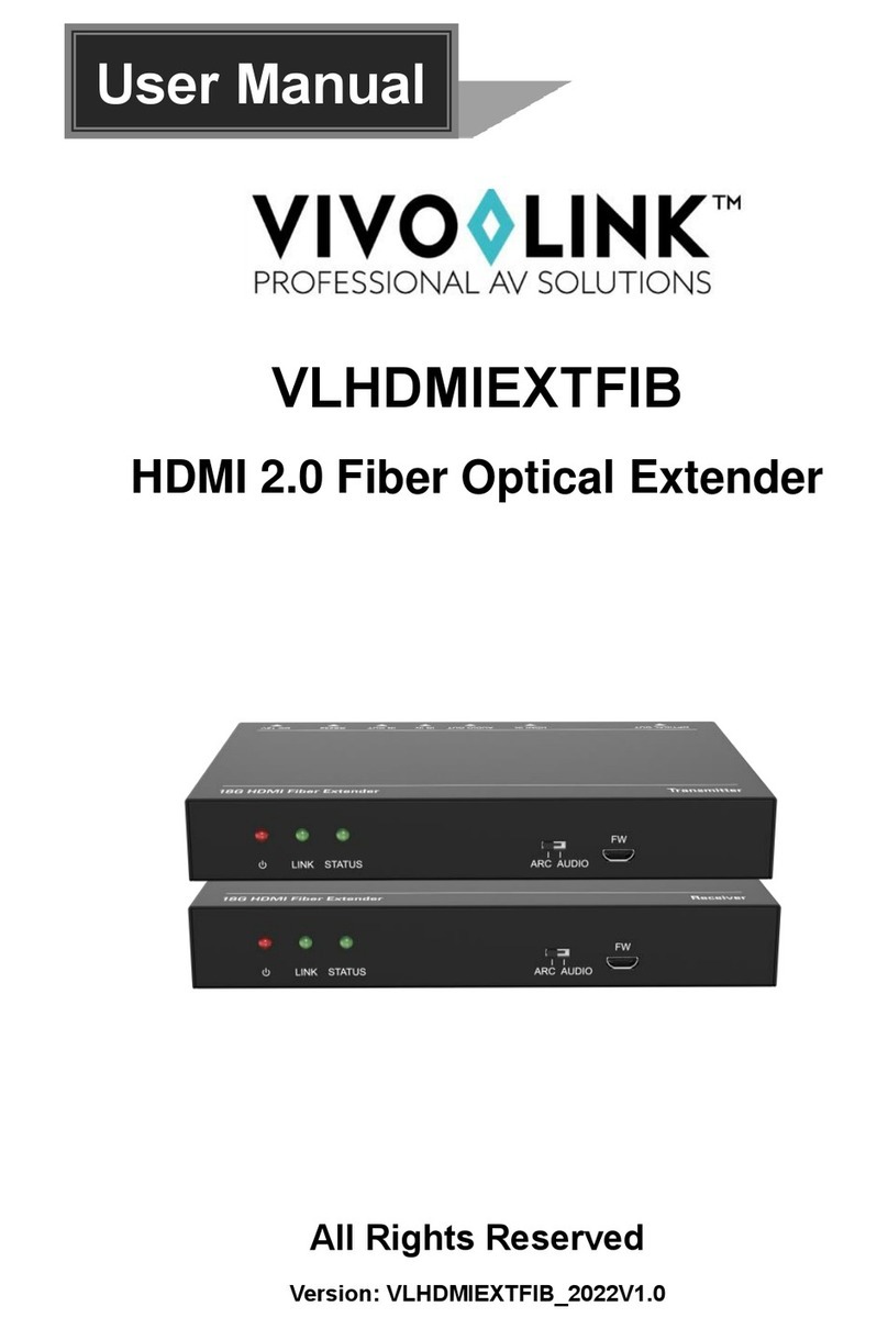 Vivo Link VLHDMIEXTFIB user manual