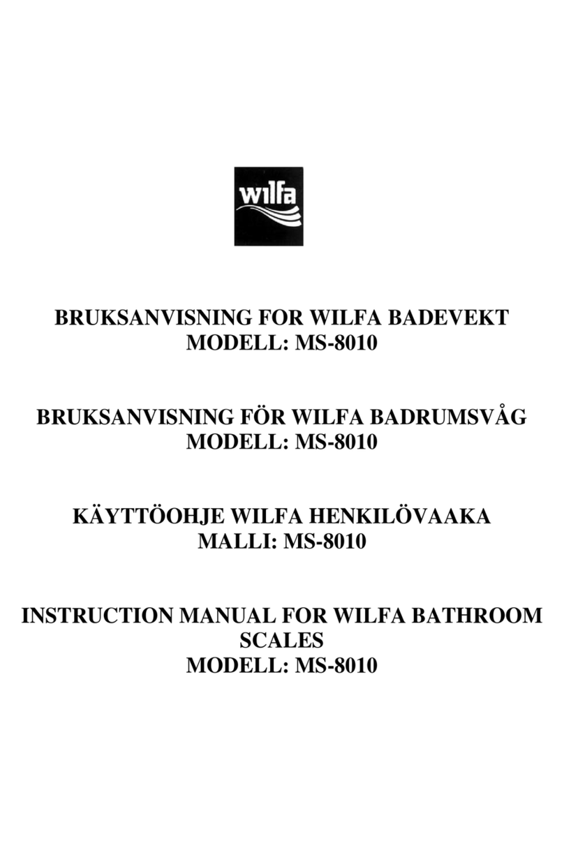 Wilfa MS-8010 instruction manual