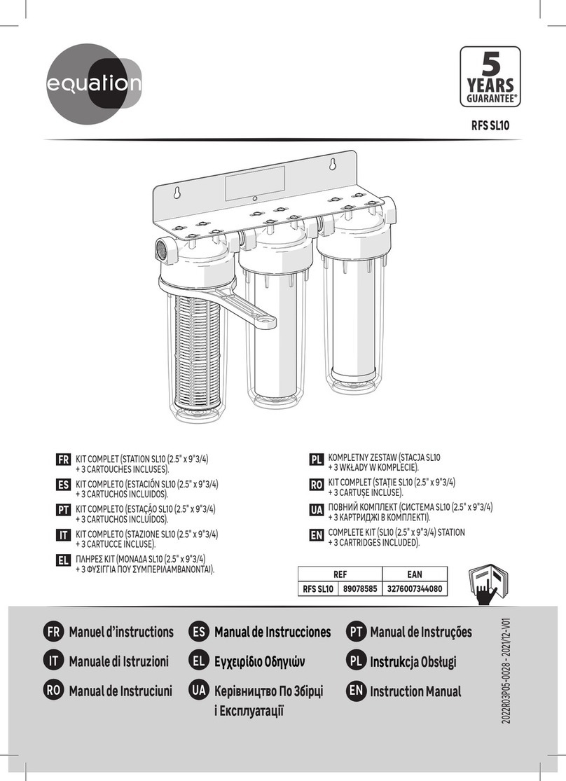EQUATION RFS SL10 instruction manual