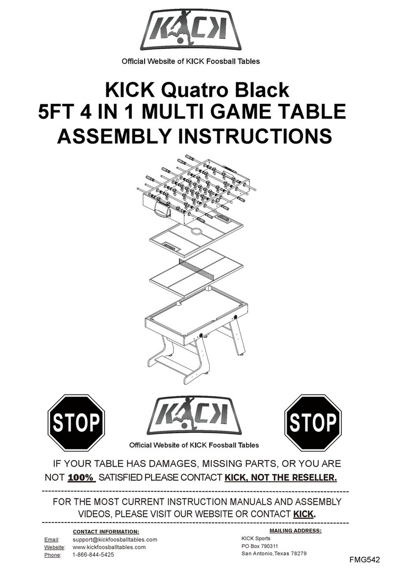 KICK Quatro Black User manual