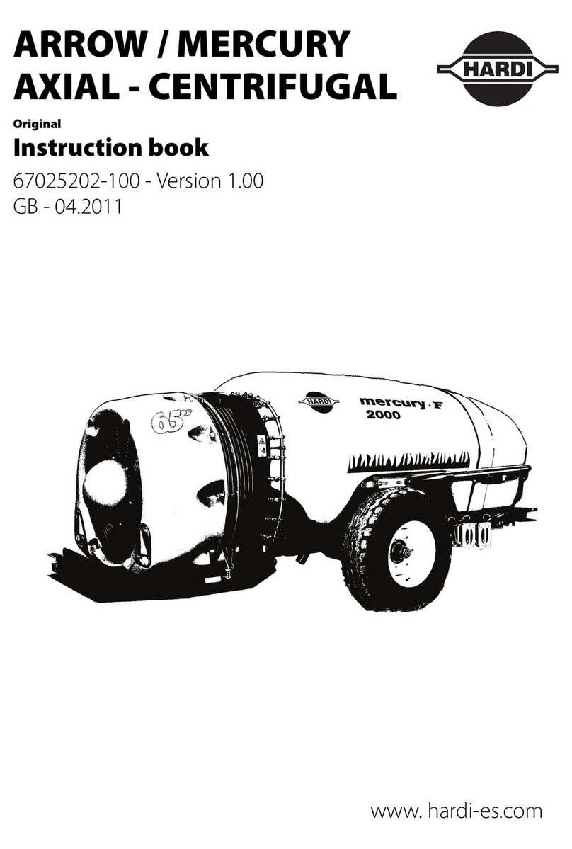 Hardi MERCURY 2000 Instruction book