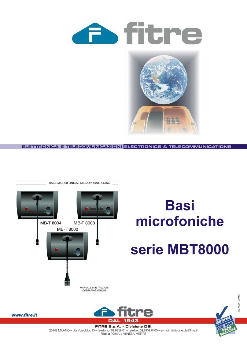 FITRE MB-T 8000 Series user manual