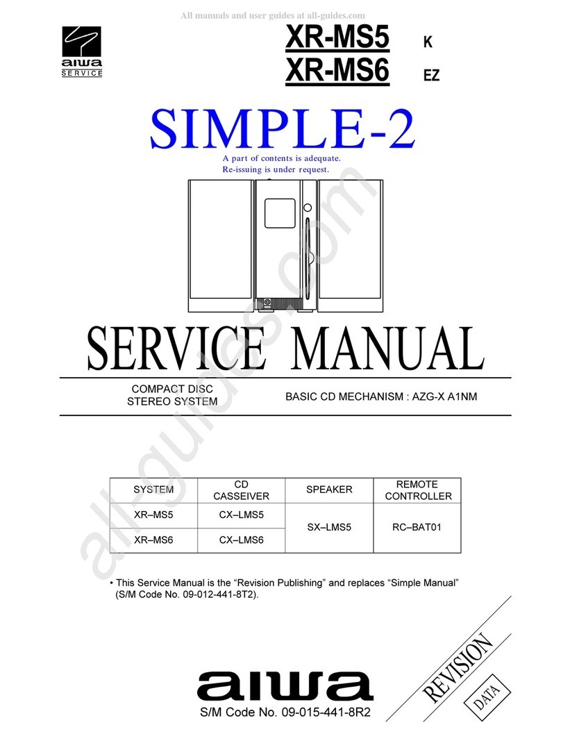 Aiwa XR-MS5 K Service manual