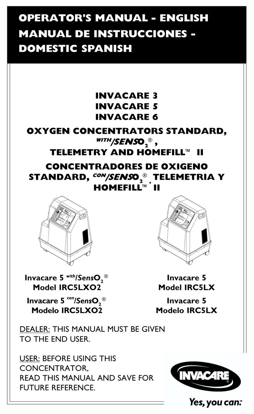 Invacare Invacare 5 with/SensO2 User manual