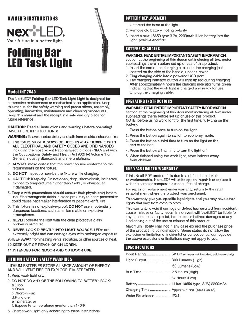 NEXTLED NT-7543 User manual