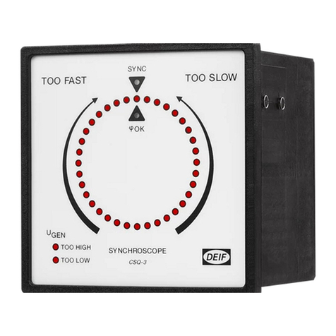 Deif CSQ-3 user manual