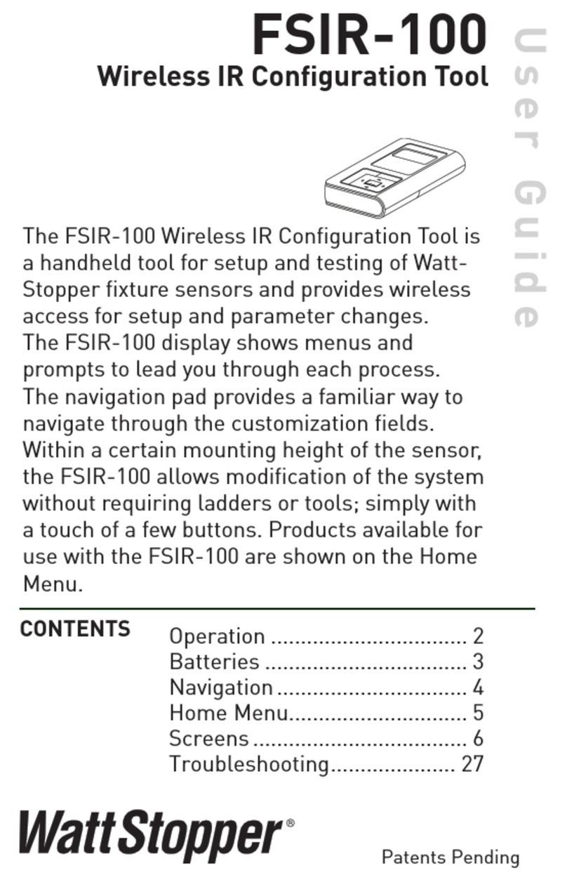 wattstopper FSIR-100 user guide