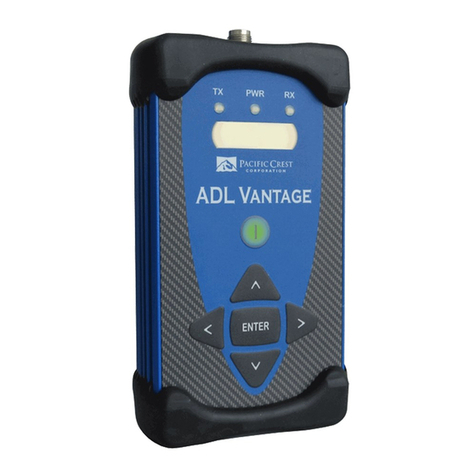 Pacific Crest ADL Vantage User manual