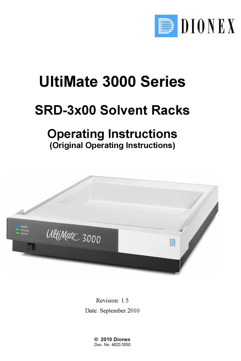 Dionex UltiMate 3000 Series User manual Dionex UltiMate 3000 Series User manual