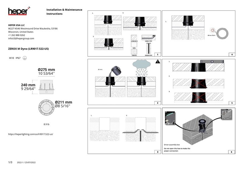 HEPER ZEROX M Dyno Installation and operating instructions