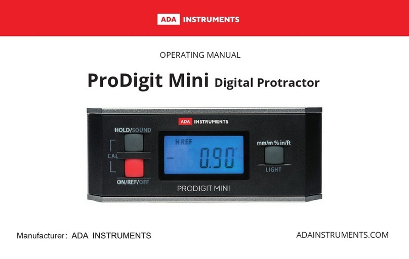 ADA INSTRUMENTS ProDigit Mini User manual