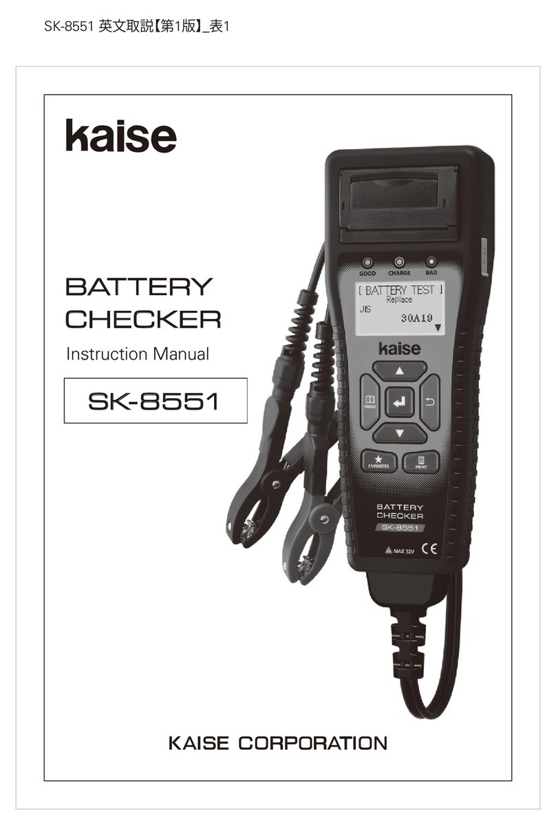 Kaise SK-8551 instruction manual