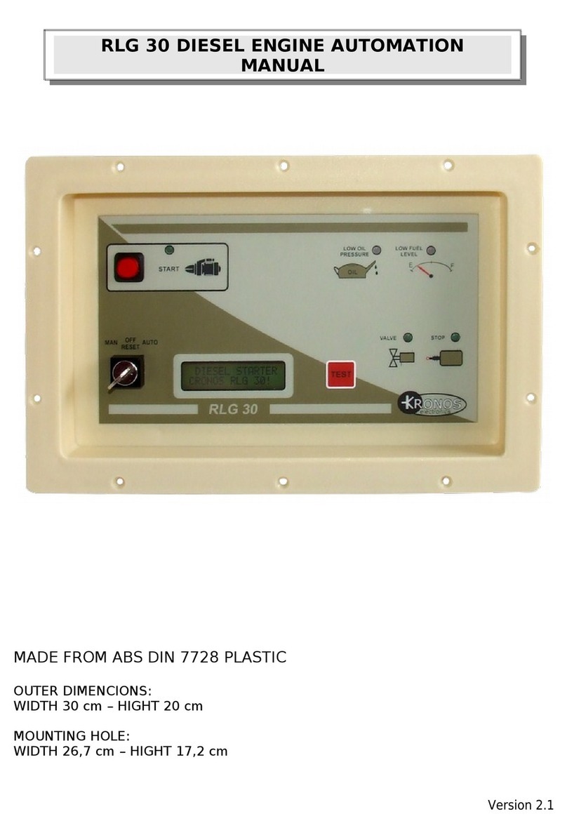 Kronos RLG 30 manual