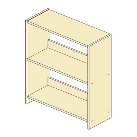Donco kids BOOKCASE SMALL THE FRONT 0318 Assembly instructions Donco kids BOOKCASE SMALL THE FRONT 0318 Assembly instructions