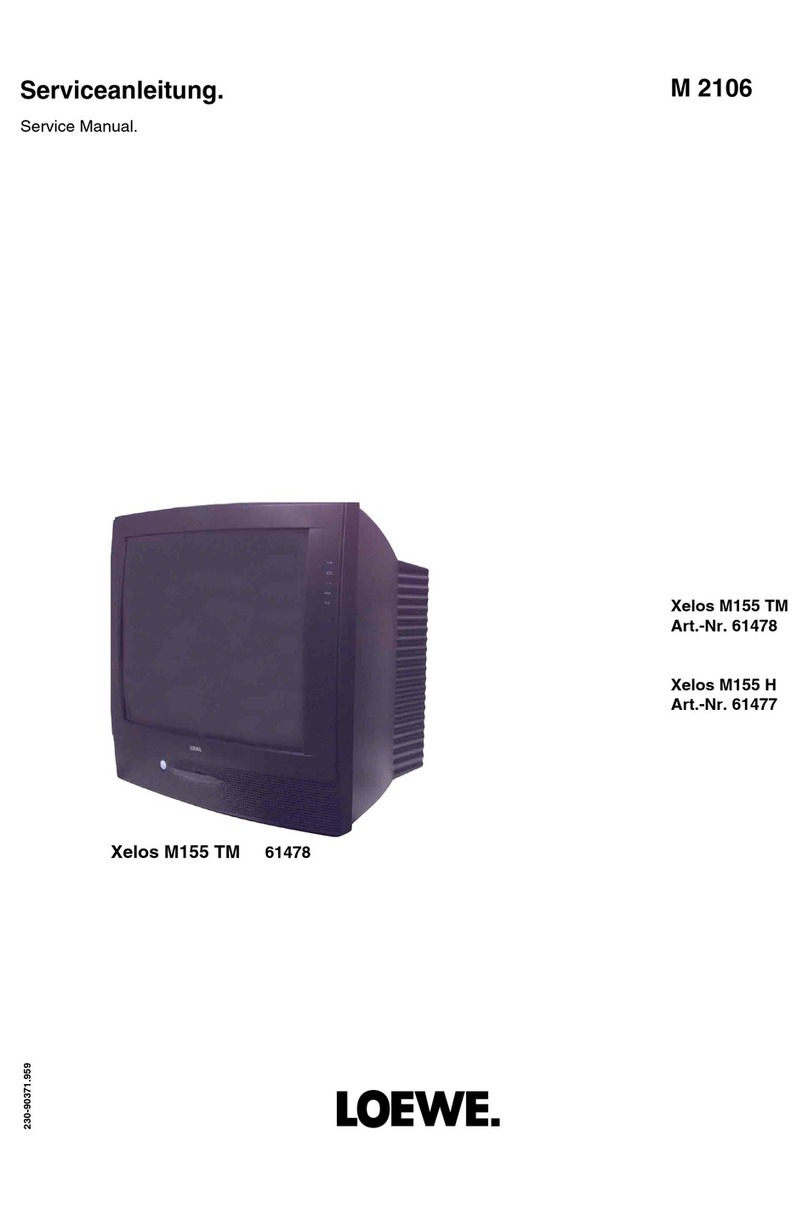 Loewe Xelos M155 TM Service manual