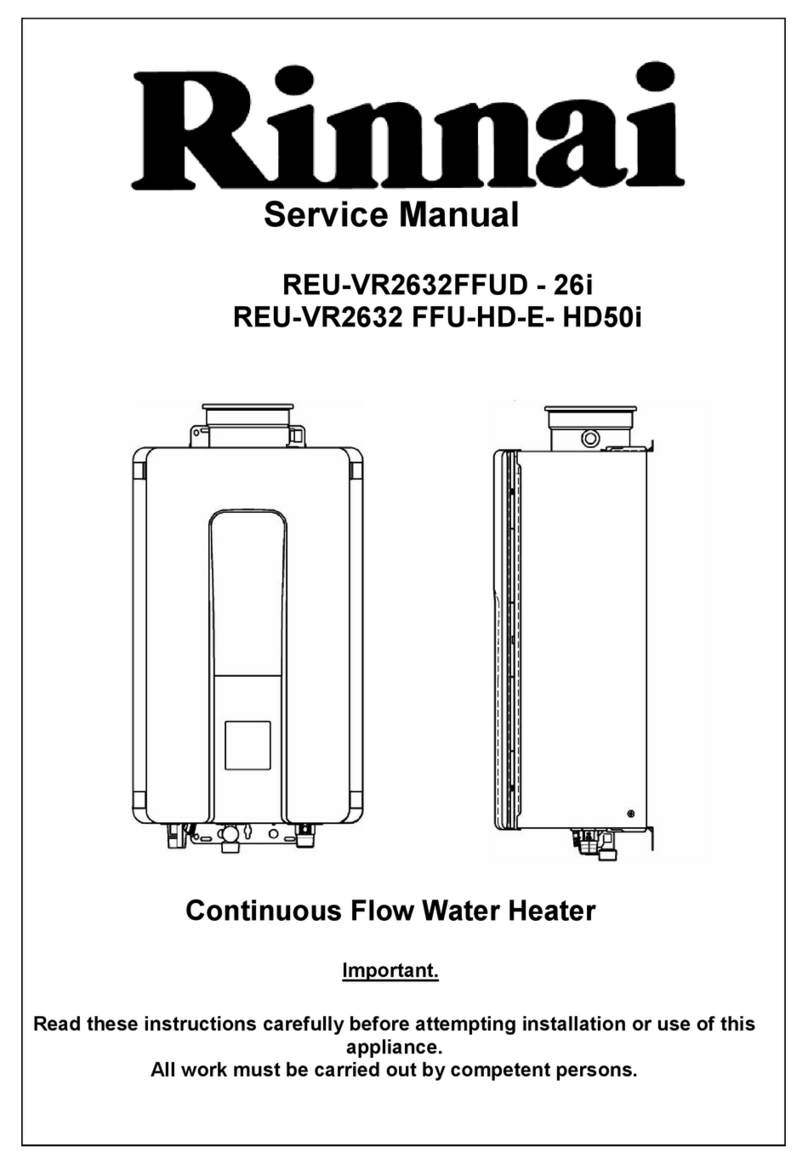 Rinnai INFINITY 26i User manual