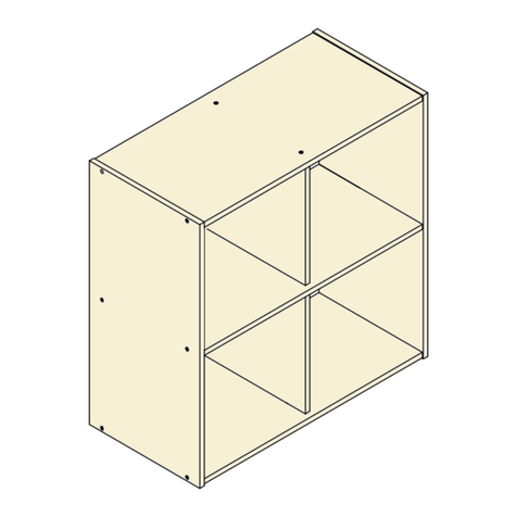2K Furniture Designs BK 1561 User manual