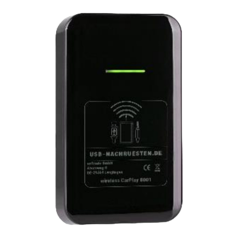 USB-Nachruesten wireless CarPlay 8001 User manual