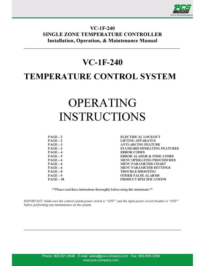 PCS VC-1F-240 User manual