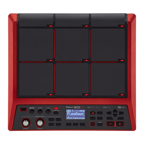 Roland SPD-SX User manual Roland SPD-SX User manual