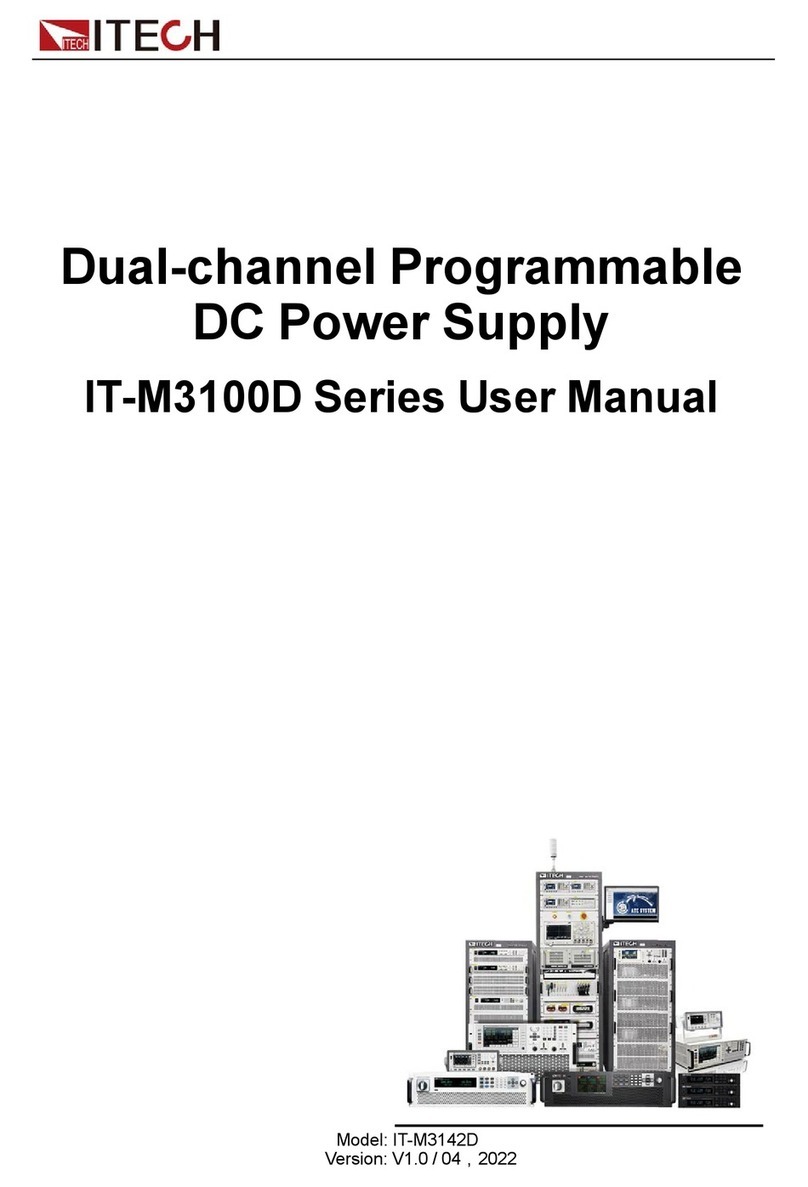 I-Tech IT-M3100D Series User manual