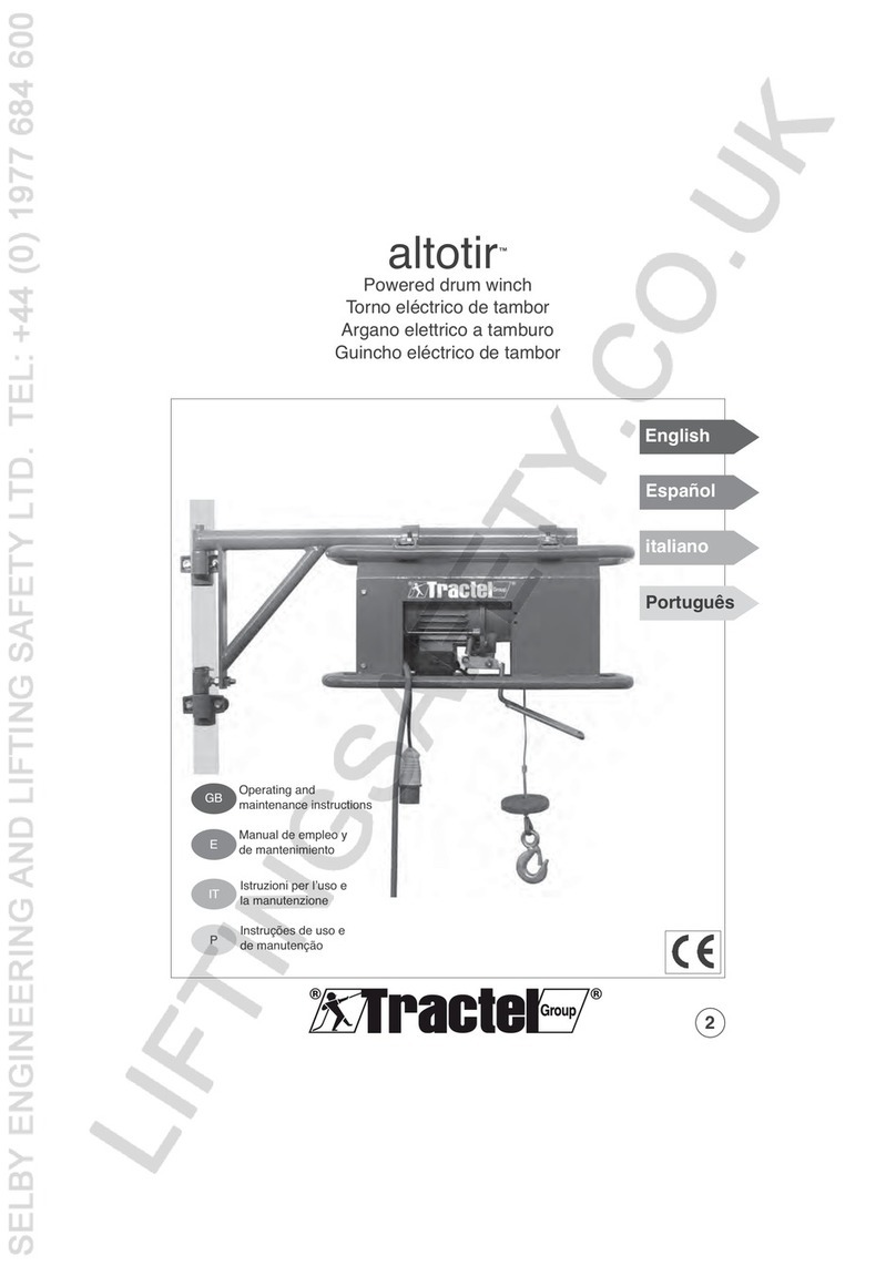 Tractel Group altotir Operating and maintenance instructions