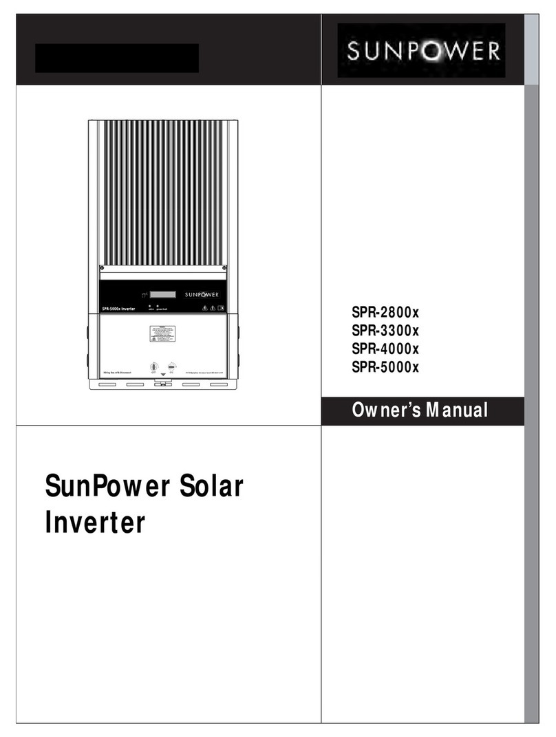 Sun Power SPR-2800 Series User manual