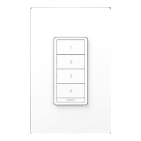 LEGRAND radiant WZ3RCB40 installation instructions