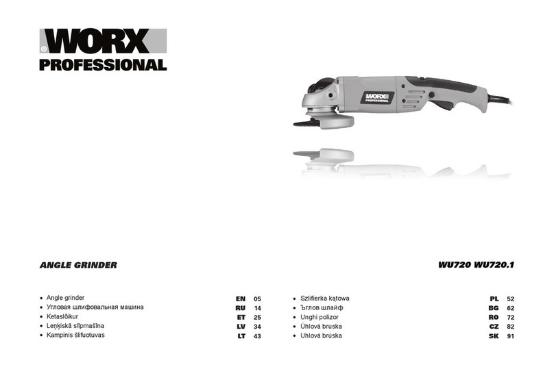 Worx Professional WU720 manual
