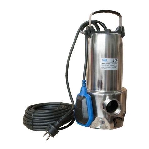 PYD Electrobombas LION-150SW Series Manual